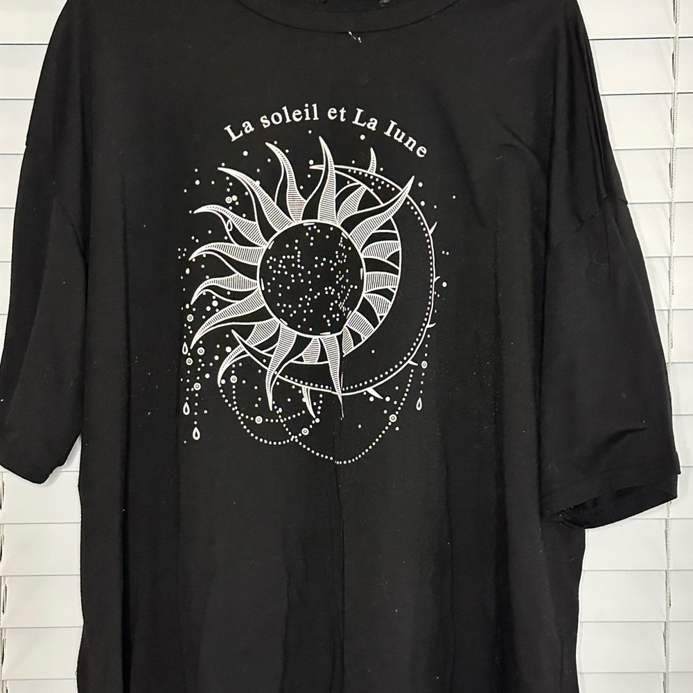 🌙 Moon and Sun ☀️ oversized shirt